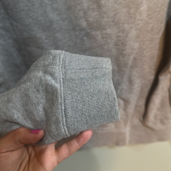 Billionaire Boys Club Arch Logo Crewneck Sweatshirt Heather Grey & Raspberry - Picture 6 of 7